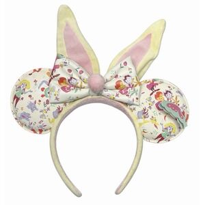 Disney Kids Ears Minnie Easter Spring Reigning Rabbits Ears Headband Disneyland
